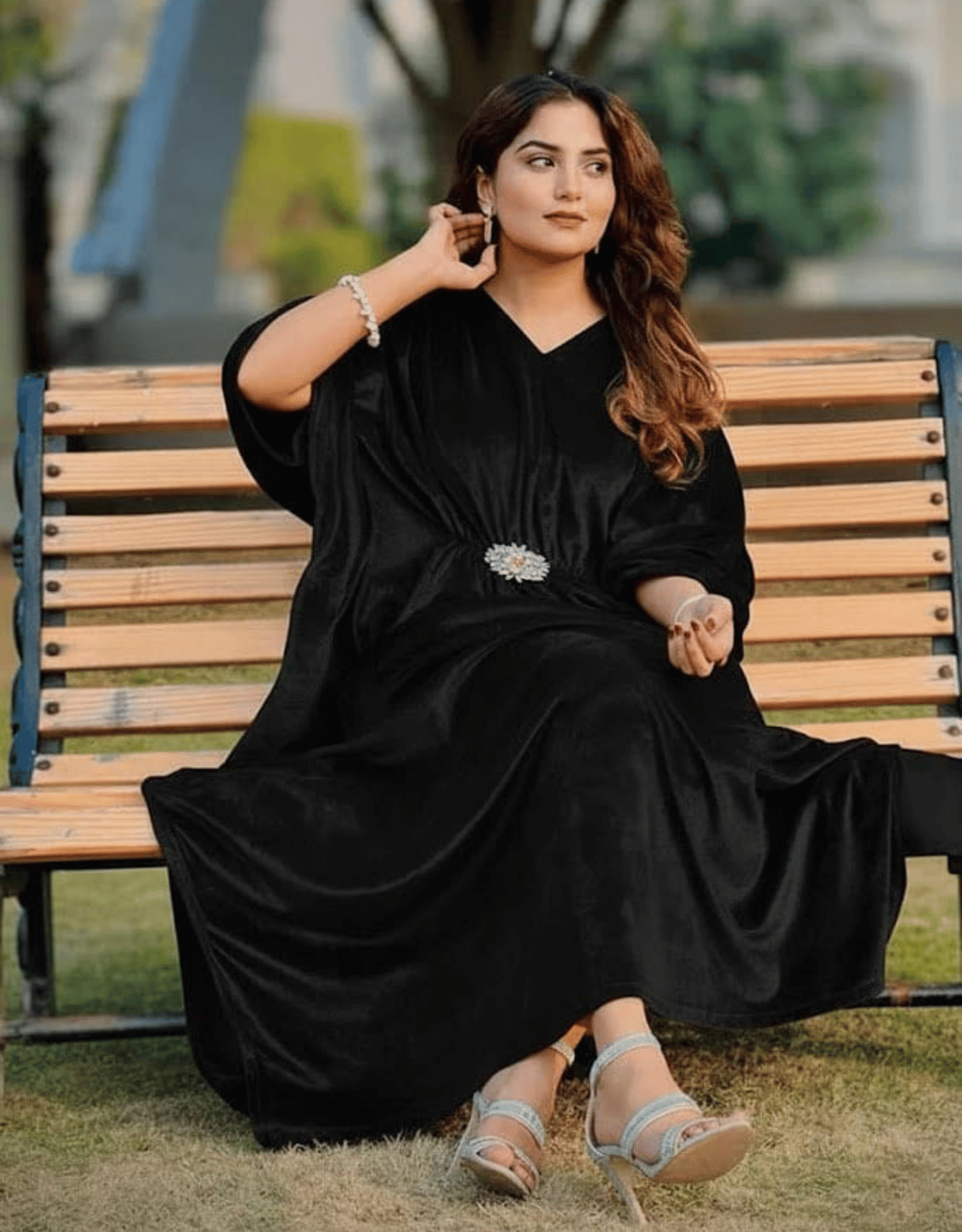 Velvet Winter Kaftan for Women