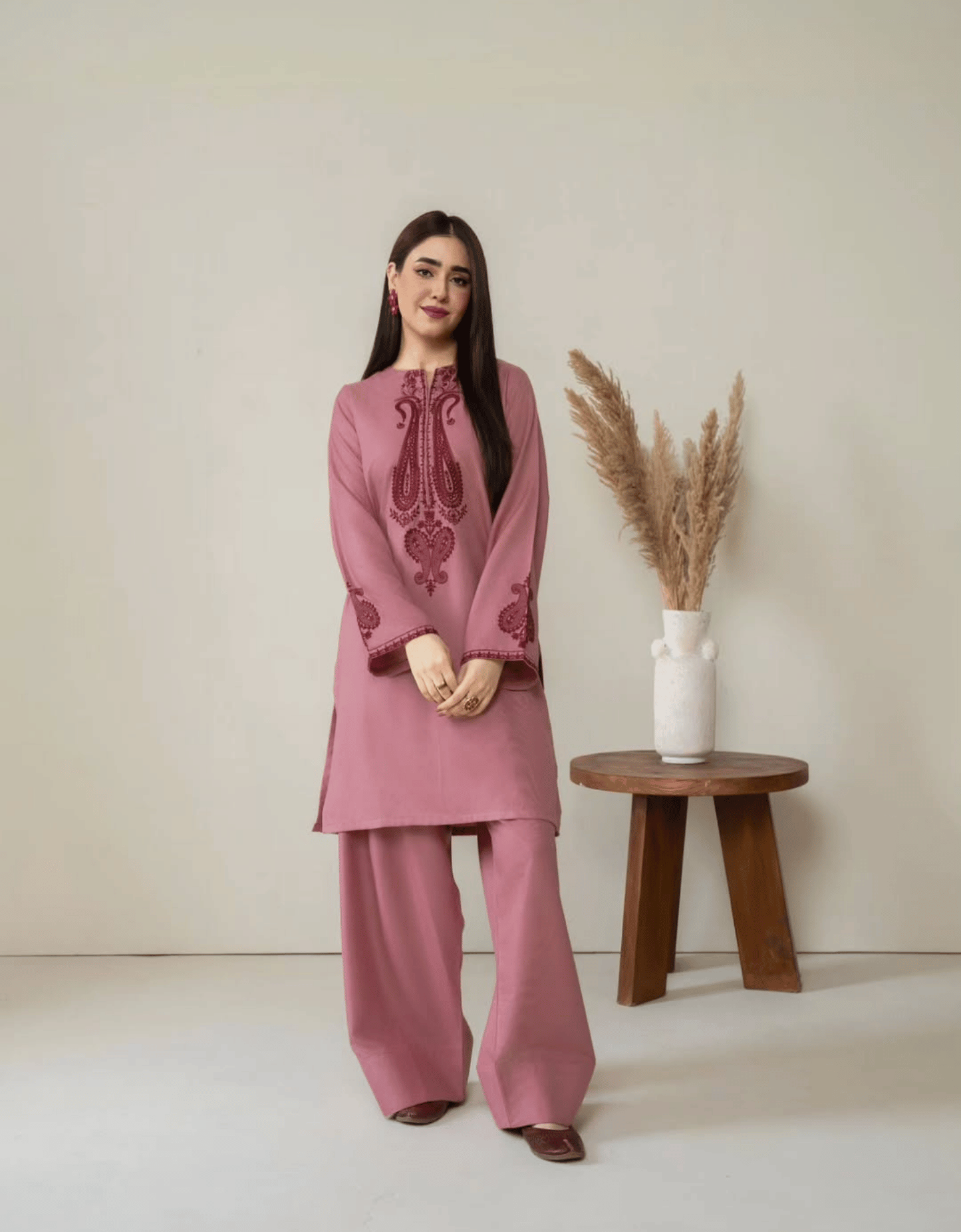 Embroidered 2PC Suit for Women Elegant Occasion Wear