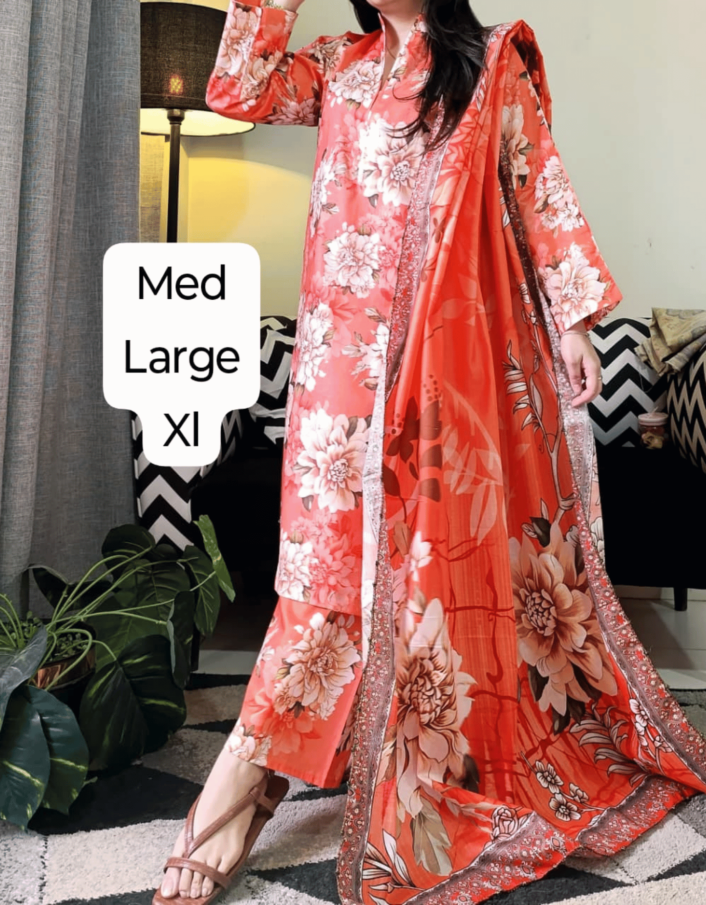 Lawn 3PC Stitched Suit – Printed Summer Wear