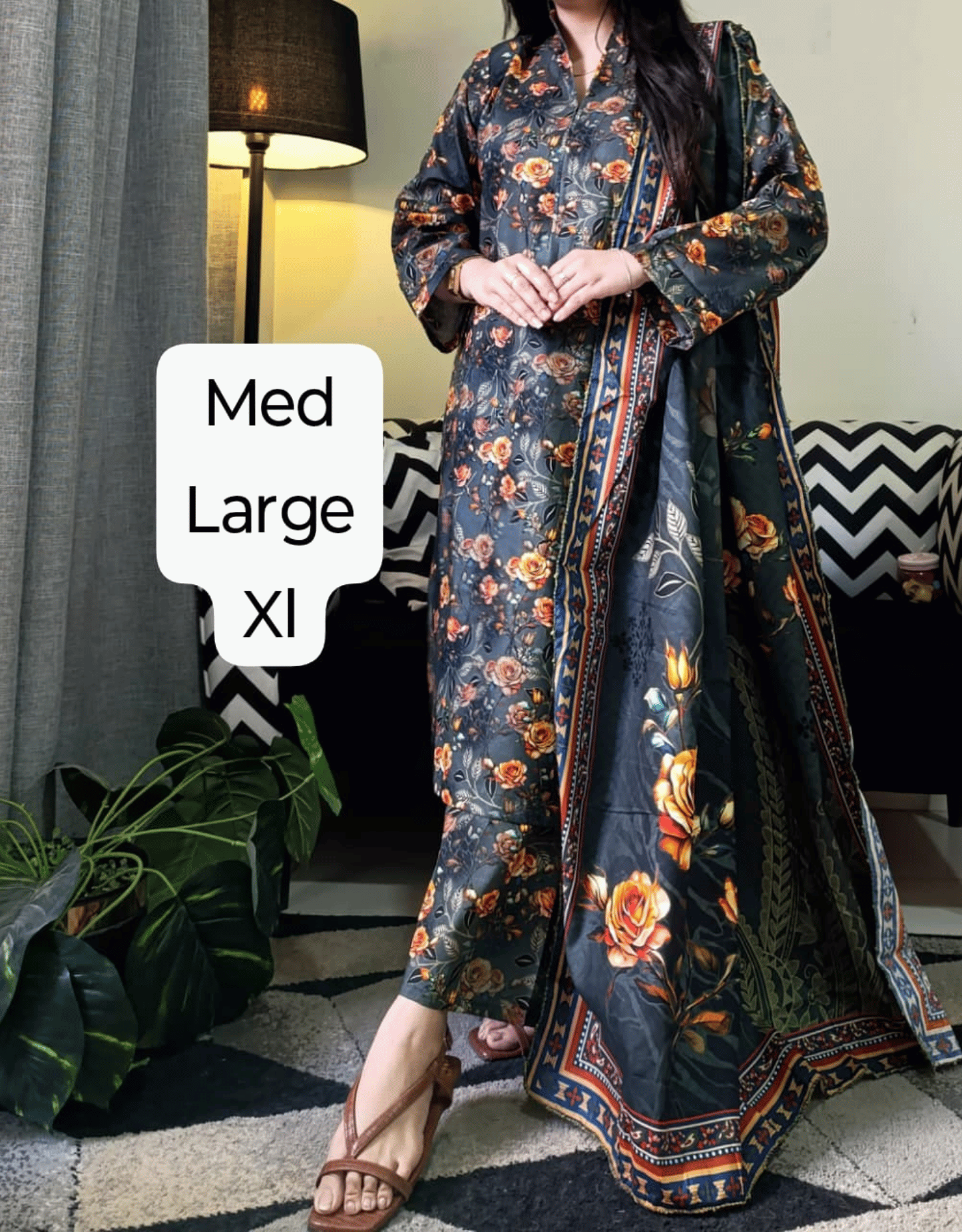 Lawn 3PC Stitched Suit – Printed Summer Wear