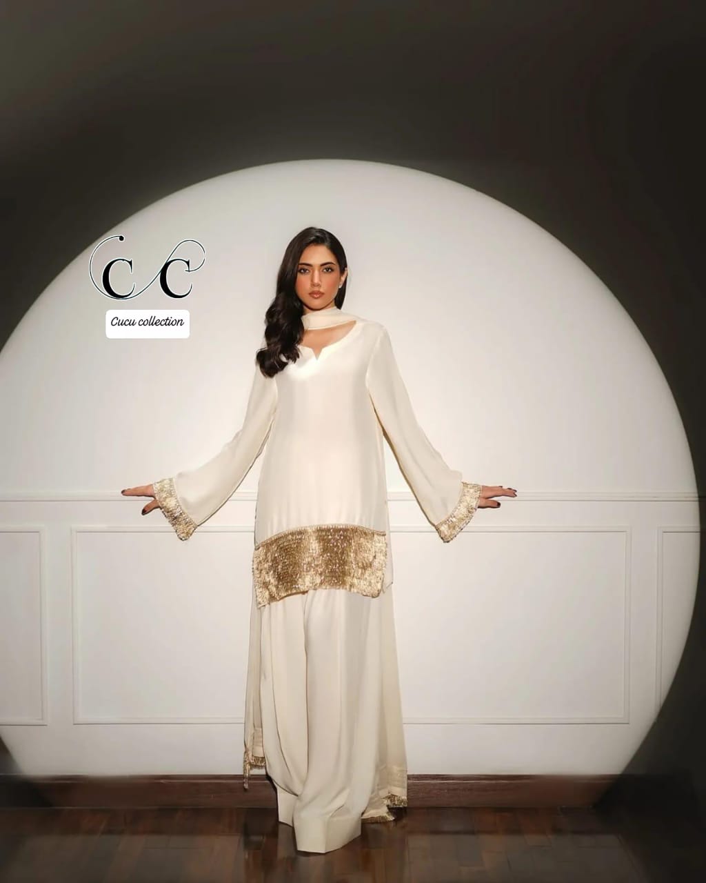 Shamooz silk outfit by Eid collection