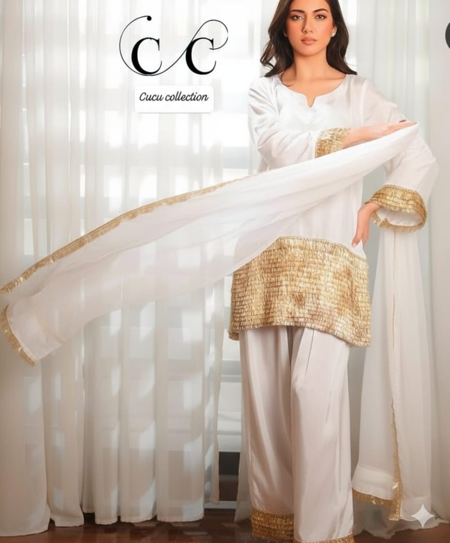 Shamooz silk outfit by Eid collection
